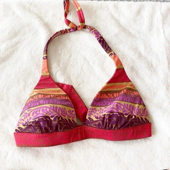 VS boho purple/tan stripped push up bikini Y2K - Picture 4 of 12